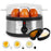 Zoomgoods EB35 BK electric egg boiler to cook 7 eggs at once, whether its soft, medium or hard boiled eggs including omelette trays