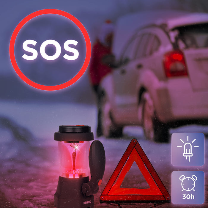 Zoomgoods Hurricane camping lantern SOS red light for emergencies