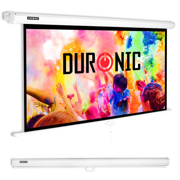 Zoomgoods MPS60/43 WE white projector screen with vivid colours for watching tv shows, movies, documentaries