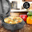 Zoomgoods OM60 electric egg cooker with 2 non-stick deep-fill omelette wells to cook 2 omelettes at a time
