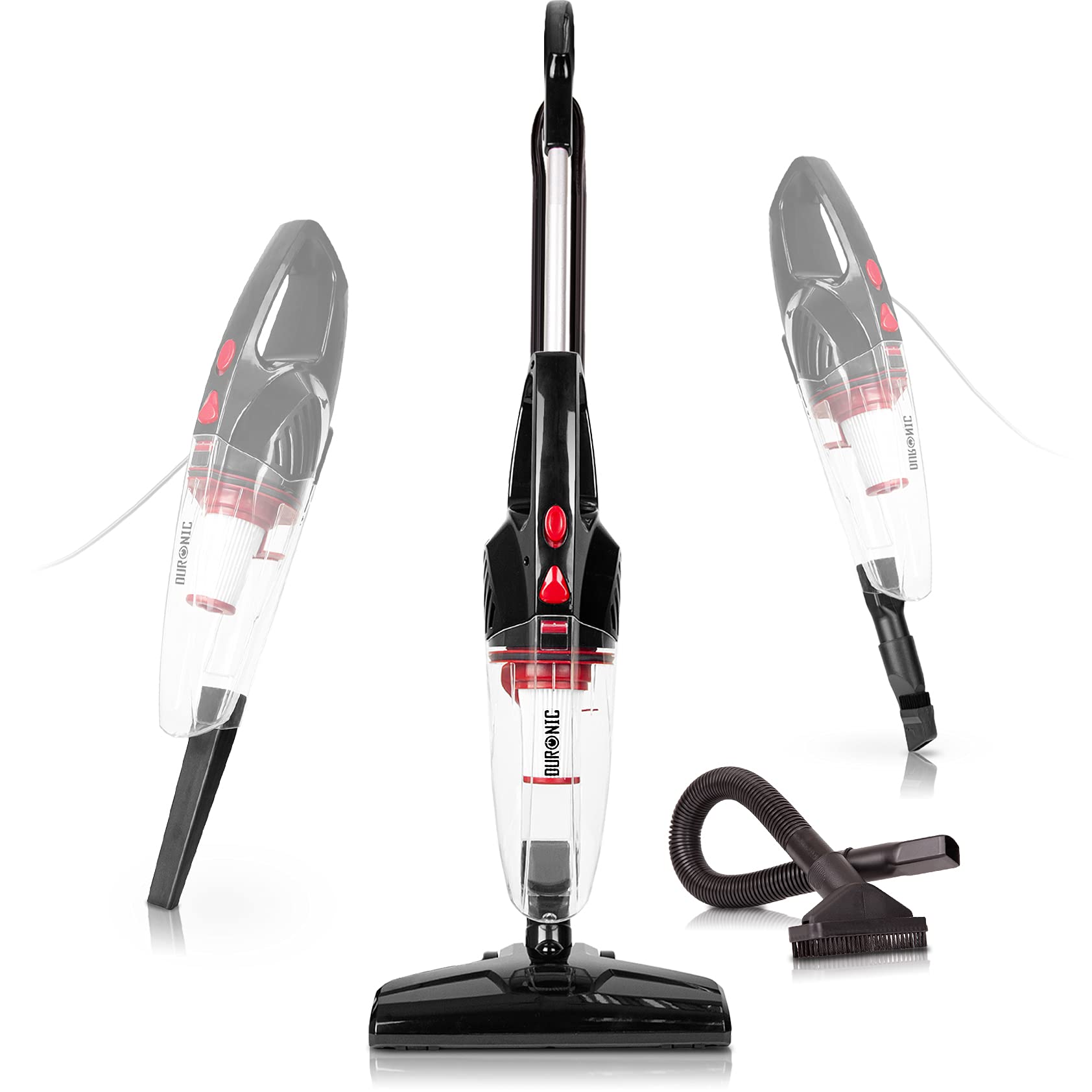 Zoomgoods VC8 BK upright vacuum cleaner lightweight cleaning for home car office