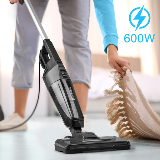 Zoomgoods VC9 stick vacuum cleaner wattage cleaning under carpet hard floor