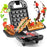 Zoomgoods WM32 waffle maker with detachable plates for waffles, breakfast, sandwiches, meat, dessert
