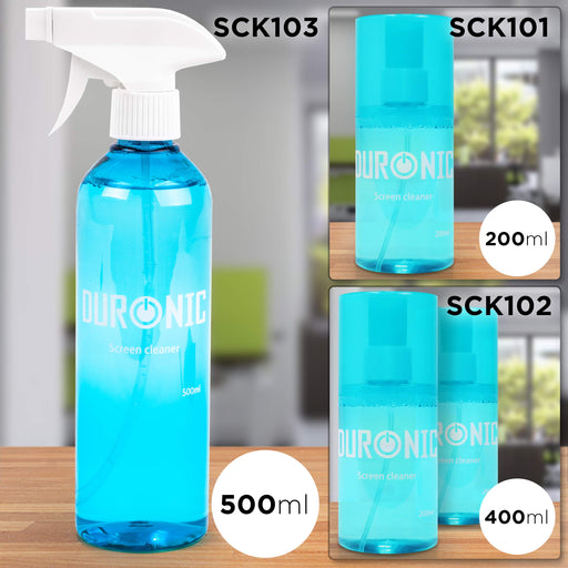 Zoomgoods screen cleaners available in different variations under SCK101, SCK102, SCK103