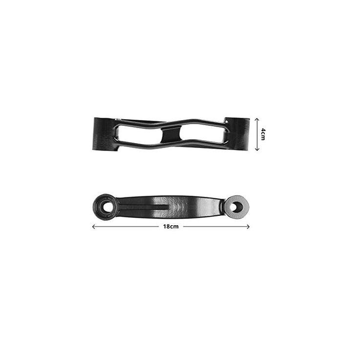 Zoomgoods Spare Arm DM35 [2 PACK] 2x Arms Compatible with All Zoomgoods Monitor Desk Mounts & Poles | BLACK | Aluminium | 18cm x 4cm each | Use to Extend DM351, DM352, DM353, DM354